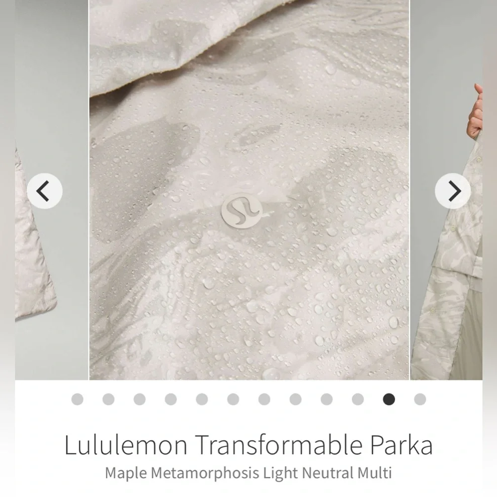 lululemon athletica Light Gray Marble-Print Puffer Vest - Picture 4 of 16